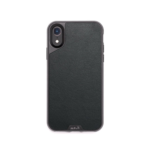 Black Leather Unbreakable iPhone XR Case