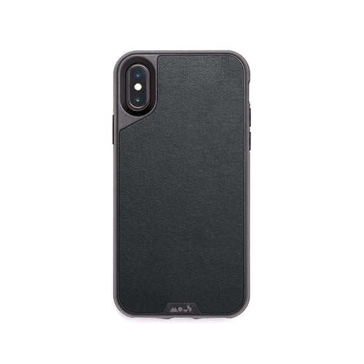 Black Leather Unbreakable iPhone XS Max Case