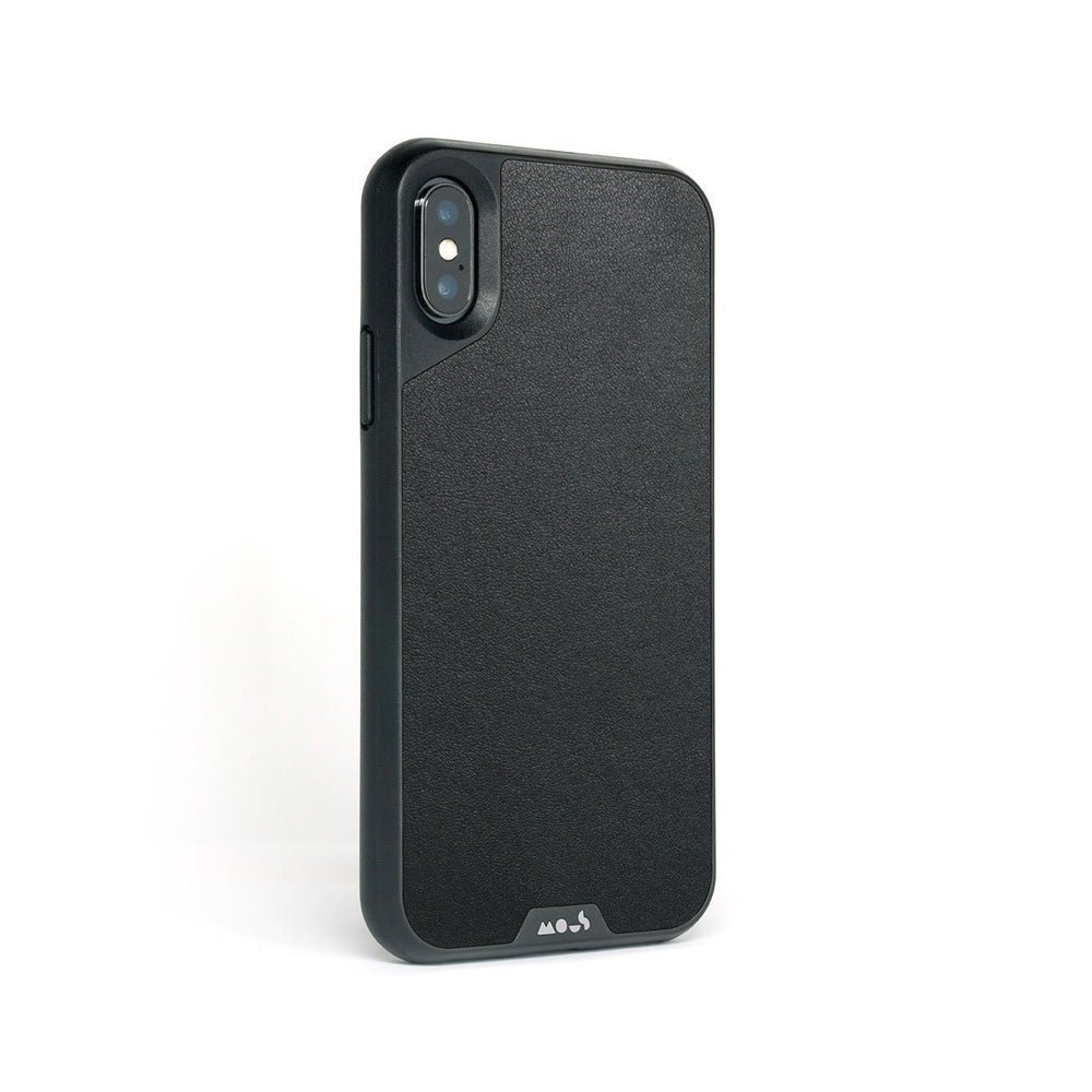 Black Leather Protective iPhone X and XS Case | iPhone X/XS