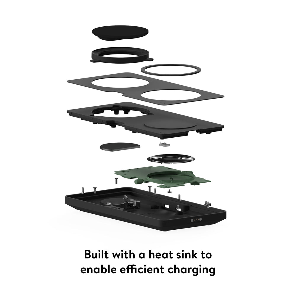 Matte Black Wireless Charging Station