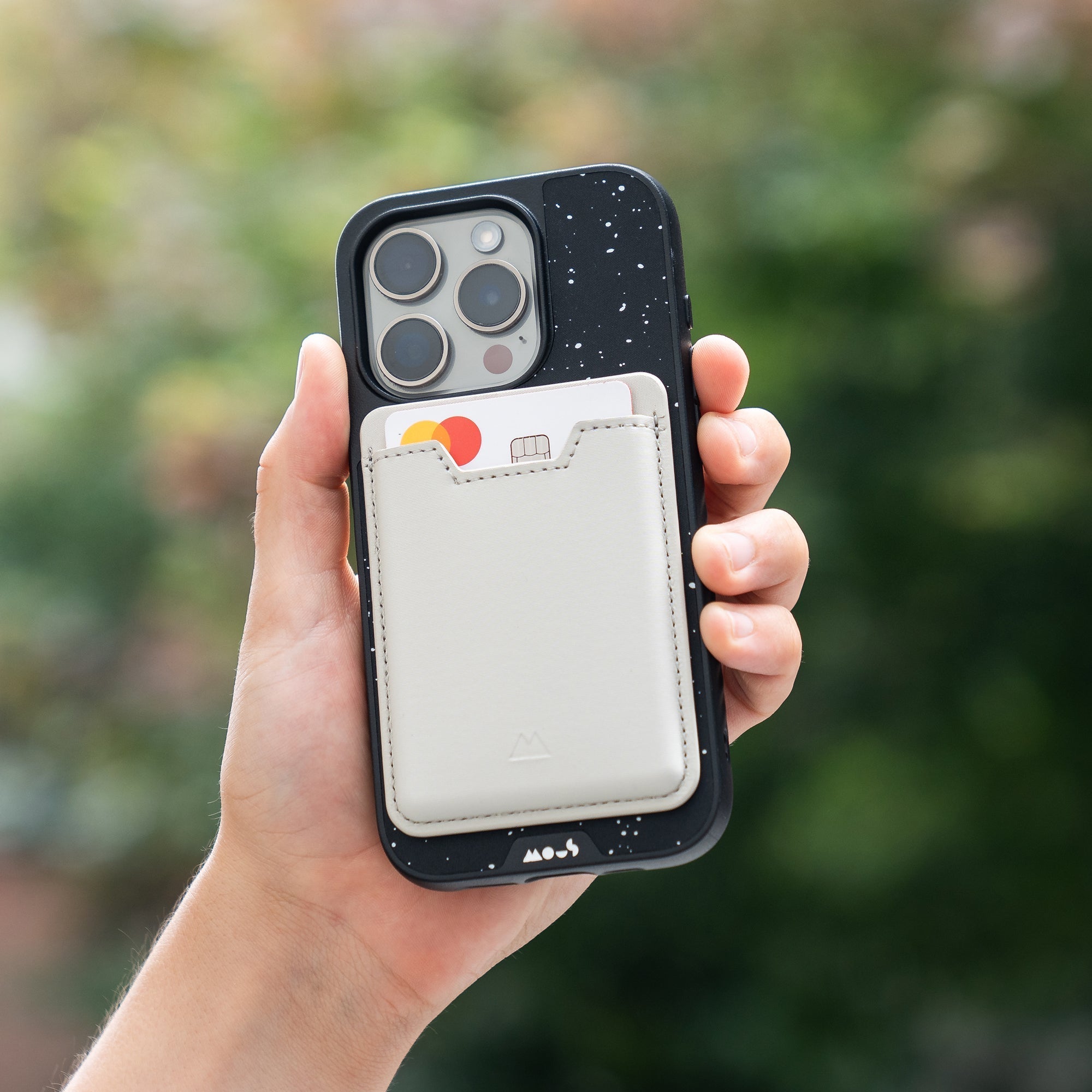 Mous | Card Wallet - Stone