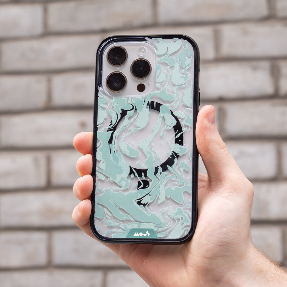 hover-image, iPhone Magsafe Kompatibel Marmoriert Salbei Grün Klar Schutzhülle | iPhone 14 ProiPhone 14 Pro MaxiPhone 14 PlusiPhone 14iPhone 15 ProiPhone 15 Pro MaxiPhone 15 ProiPhone 15 Pro MaxiPhone 15iPhone 15 Plus